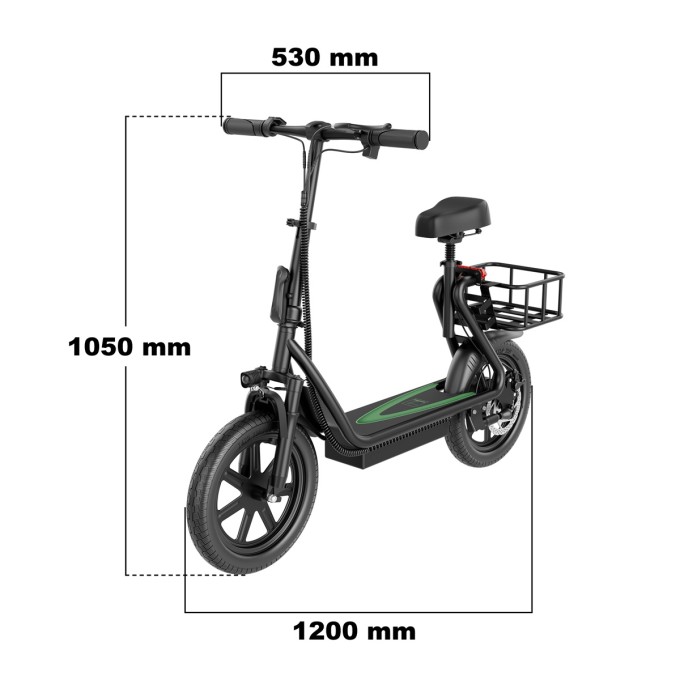 Hulajnoga elektryczna AERIUM AOVO PRO COMFORT V2 czarna Hulajnoga elektryczna AERIUM AOVO PRO COMFORT V2 czarna